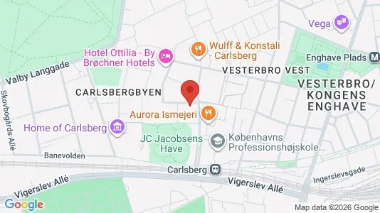 Büros zur Miete i Vesterbro – Foto von Google Street View