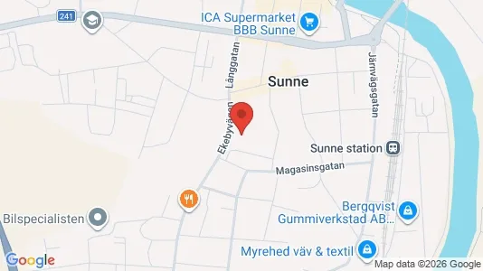 Lokaler til salgs i Sunne – Bilde fra Google Street View