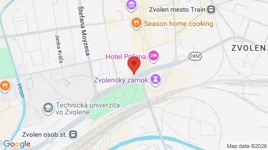 Gewerbeflächen zur Miete i Zvolen – Foto von Google Street View