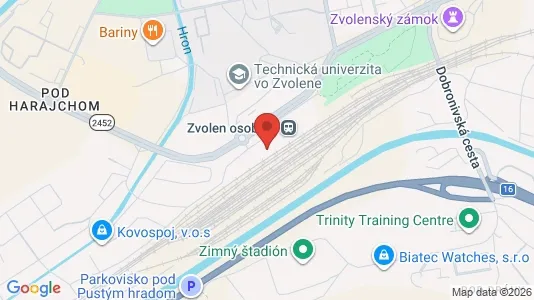 Commercial properties for rent i Zvolen - Photo from Google Street View