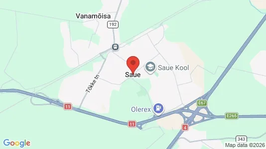 Företagslokaler till salu i Saue - kort over placeringen