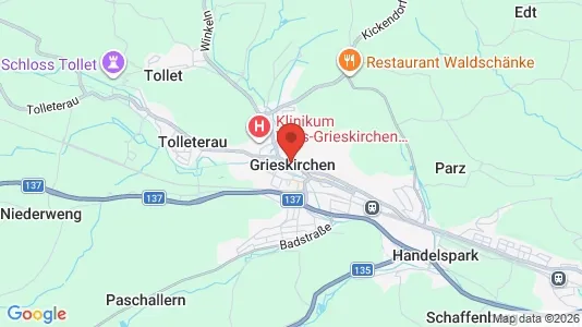 Liikekiinteistöt Vuokrattavana i Grieskirchen - Kuva Google Street Viewstä