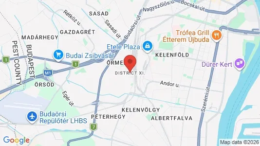 Propiedades comerciales En venta i Budapest Újbuda - Foto de Google Street View