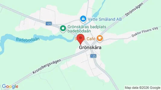 Lokaler til salgs i Högsby - kort over placeringen
