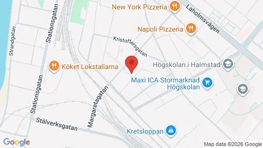 Housing properties for sale i Halmstad - kort over placeringen