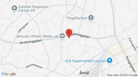 Asuinkiinteistöt Myynnissä i Åmål - Kuva Google Street Viewstä