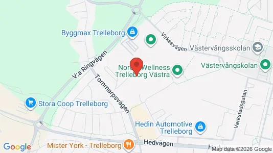 Liikekiinteistöt Myynnissä i Trelleborg - Kuva Google Street Viewstä