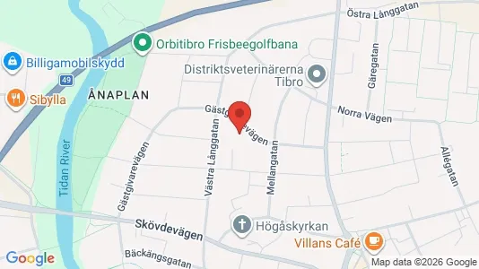Housing properties for sale i Tibro - kort over placeringen