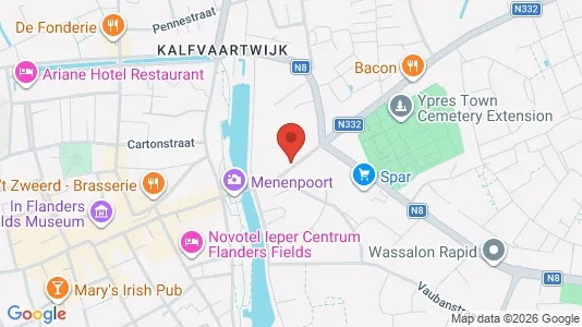 Gewerbeflächen zum Kauf i Ieper – Foto von Google Street View