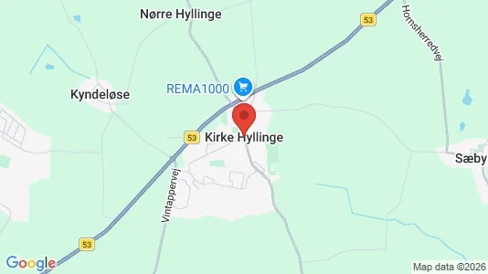 Restaurants zur Miete i Kirke Hyllinge – Foto von Google Street View