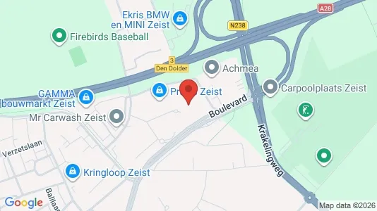 Propiedades comerciales En alquiler i Zeist - kort over placeringen