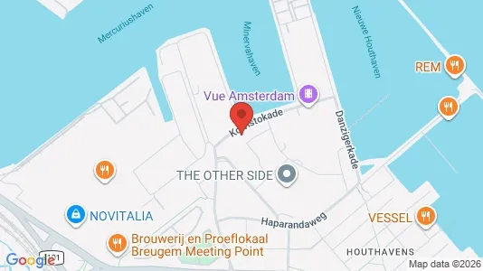 Commercial properties for rent i Amsterdam Centrum - kort over placeringen