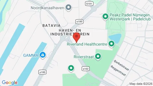 Kontorer til leie i Nijmegen - kort over placeringen