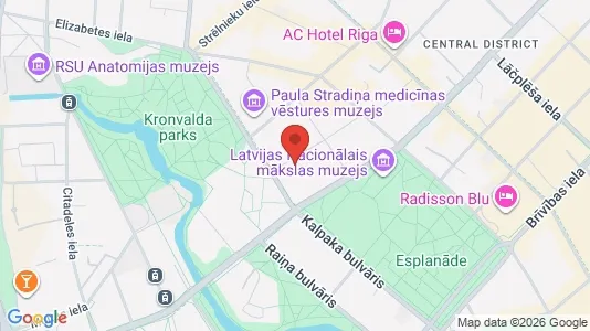 Büros zur Miete i Riga Centrs – Foto von Google Street View