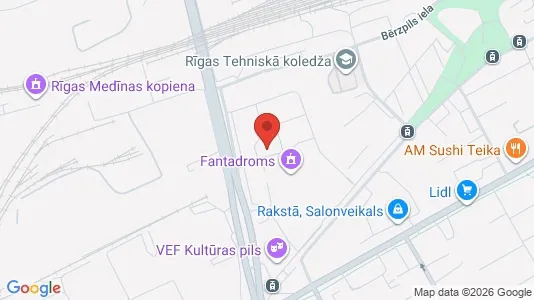 Kontorer til leie i Riga Teika – Bilde fra Google Street View