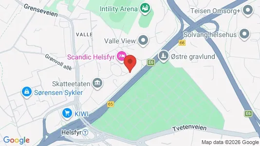 Lokaler til leje i Oslo Gamle Oslo - kort over placeringen