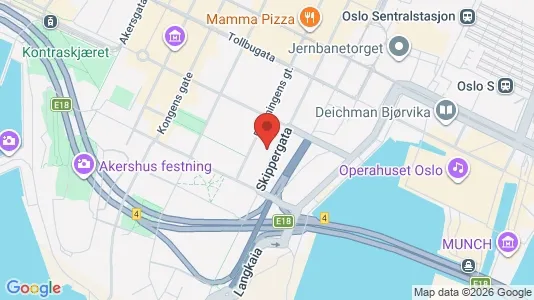 Kontorer til leie i Oslo Sentrum – Bilde fra Google Street View