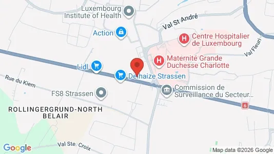 Lokaler til leje i Luxembourg - Foto fra Google Street View