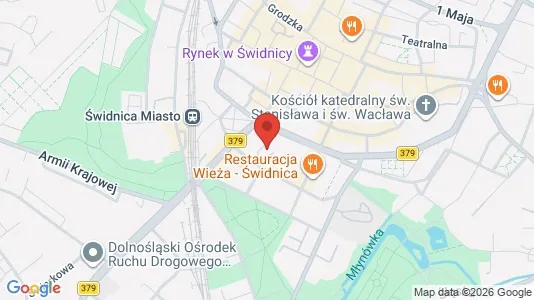 Büros zur Miete i Świdnicki - kort over placeringen