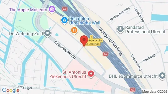 Lokaler til leje i Utrecht Leidsche Rijn - kort over placeringen
