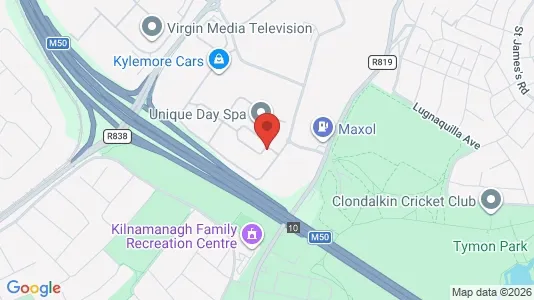 Office spaces for sale i Dublin 12 - kort over placeringen