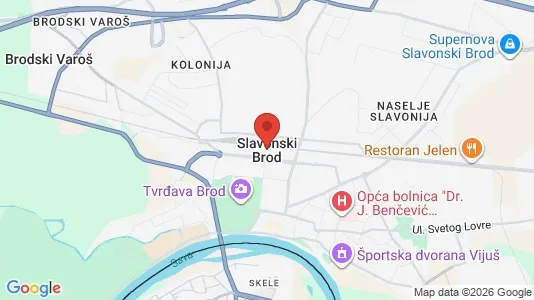 Lokaler til leie i Slavonski Brod – Bilde fra Google Street View