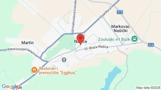 Gewerbeflächen zur Miete i Našice – Foto von Google Street View