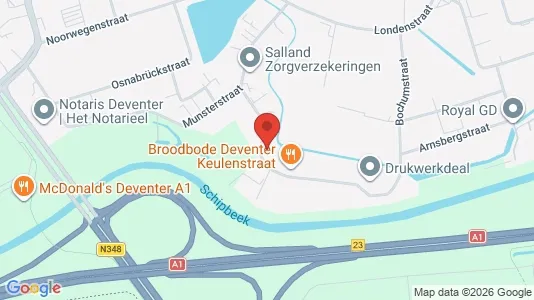 Kontorlokaler til leje i Deventer - Foto fra Google Street View
