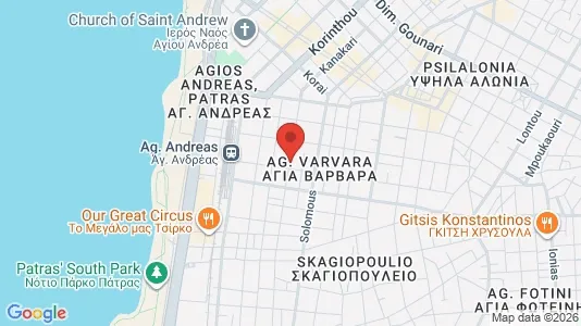 Almacenes En alquiler i Patras - Foto de Google Street View