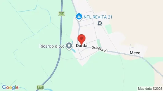 Gewerbeflächen zur Miete i Darda – Foto von Google Street View