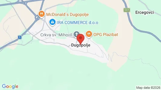 Lokaler til leje i Dugopolje - Foto fra Google Street View