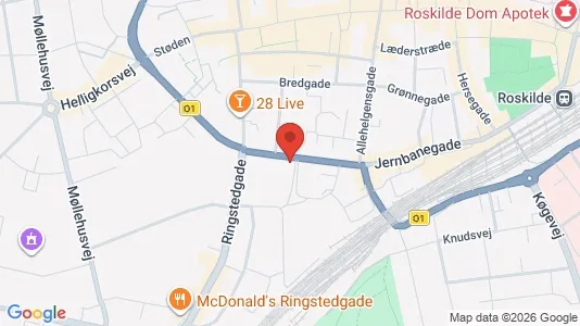 Lokaler til leje i Roskilde - Foto fra Google Street View