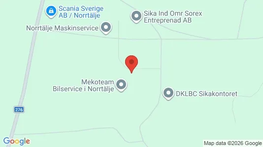 Industrial properties for rent i Norrtälje - kort over placeringen