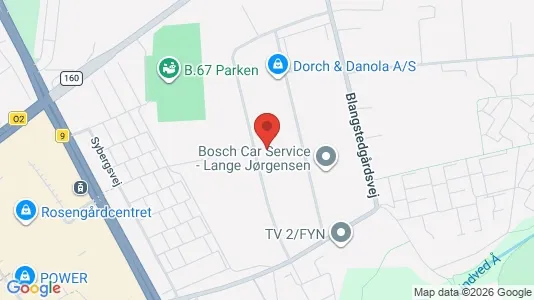 Lager zur Miete i Odense SØ – Foto von Google Street View