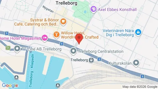 Propiedades comerciales En alquiler i Trelleborg - kort over placeringen
