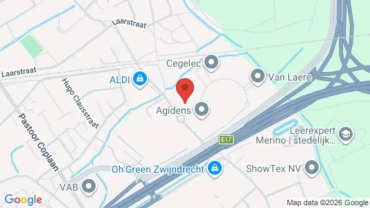 Varastot Vuokrattavana i Zwijndrecht - kort over placeringen