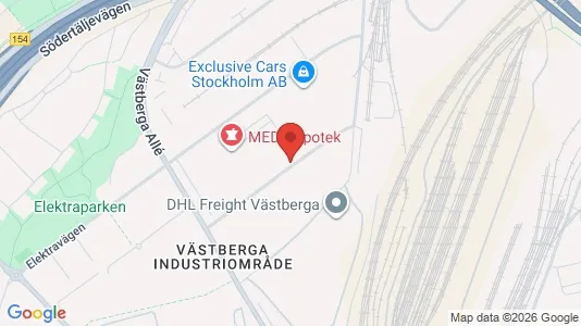 Kontorslokaler för uthyrning i Söderort - kort over placeringen