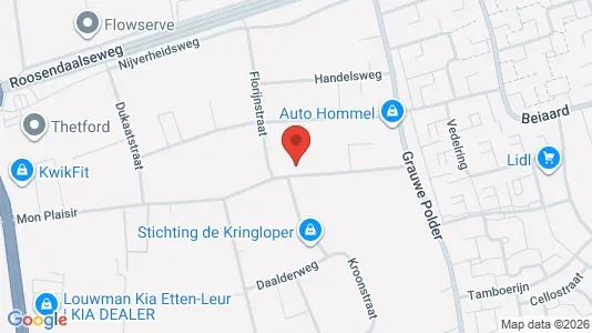 Lokaler til leje i Etten-Leur - Foto fra Google Street View
