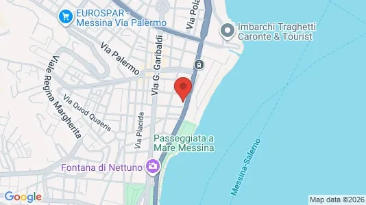 Gewerbeflächen zur Miete i Messina - kort over placeringen