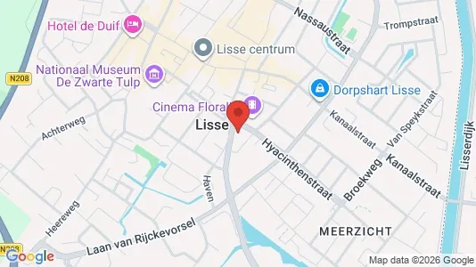 Office spaces for rent i Lisse - kort over placeringen