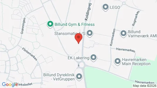 Büros zur Miete i Billund – Foto von Google Street View