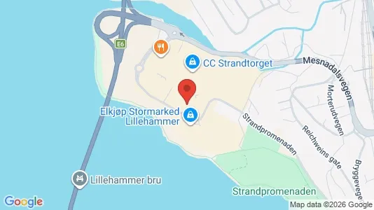 Kantorruimte te huur i Lillehammer - Foto uit Google Street View