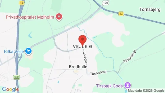 Bedrijfsruimtes te huur i Vejle Øst - Foto uit Google Street View