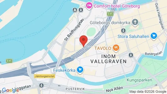 Kontorlokaler til leje i Gøteborg Centrum - Foto fra Google Street View