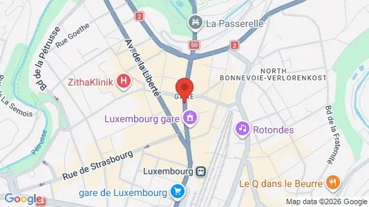 Nieruchomości komercyjne Na sprzedaż i Luksemburg - kort over placeringen