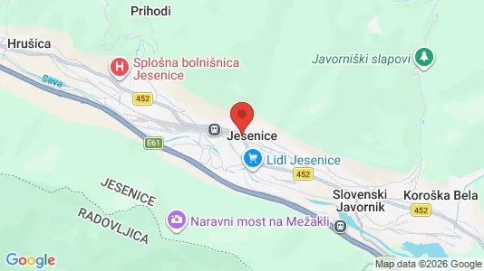 Industrial properties for rent i Jesenice - Photo from Google Street View