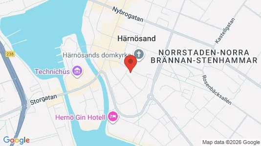 Lokaler til salg i Härnösand - kort over placeringen