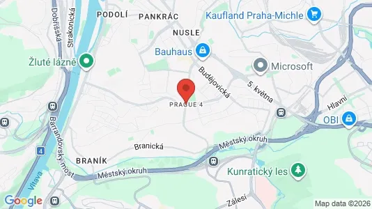 Commercial properties for rent i Prague 4 - Photo from Google Street View