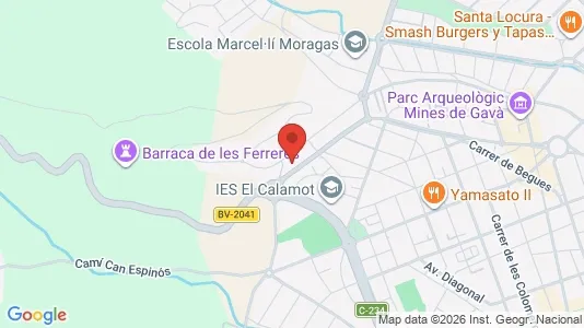 Commercial properties for sale i Castelldefels - kort over placeringen
