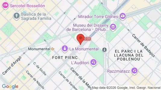 Bedrijfsruimtes te koop i Barcelona Eixample - Foto uit Google Street View